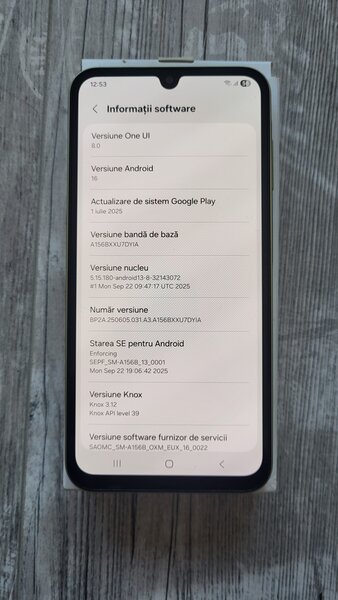 Samsung Galaxy A15 5G Yellow (nou).